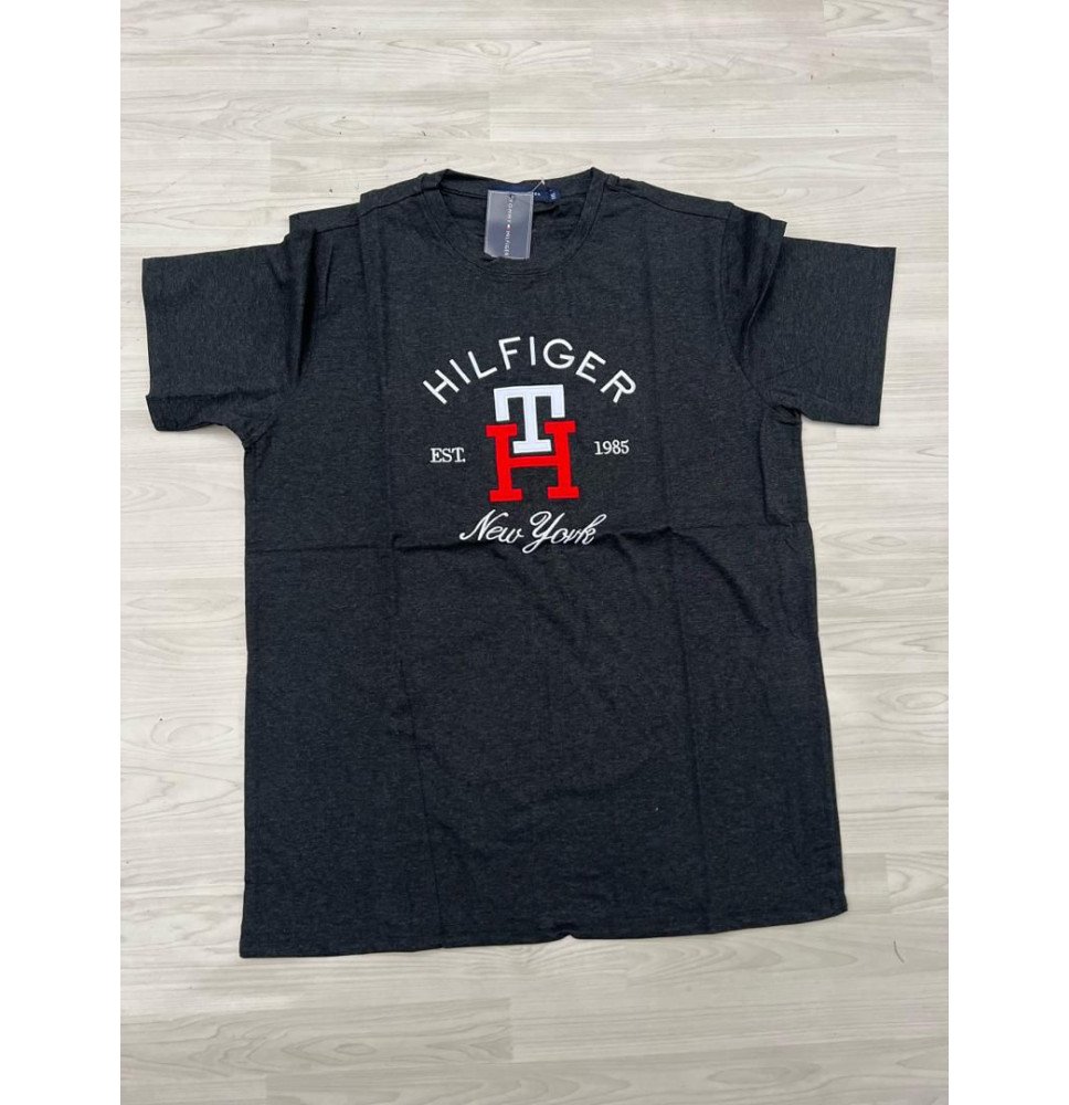 Camiseta New York Label en mezcla de lino