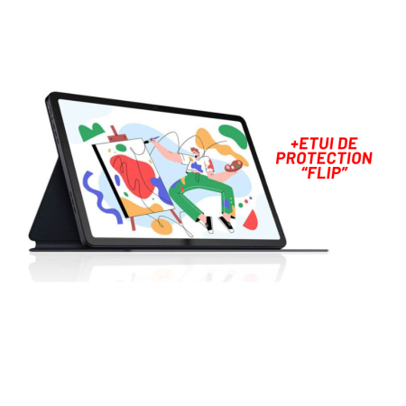 Tableta TCL TAB 11" 4G 4 Go 128 Go Gris + ETUI de protección "FLIP