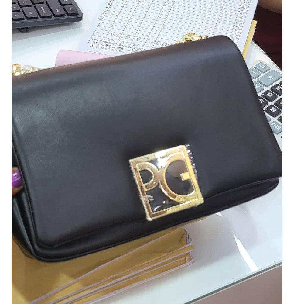 PG-Bolso cruzado ligero con diseño de marca de lujo para mujer, bandolera brillante