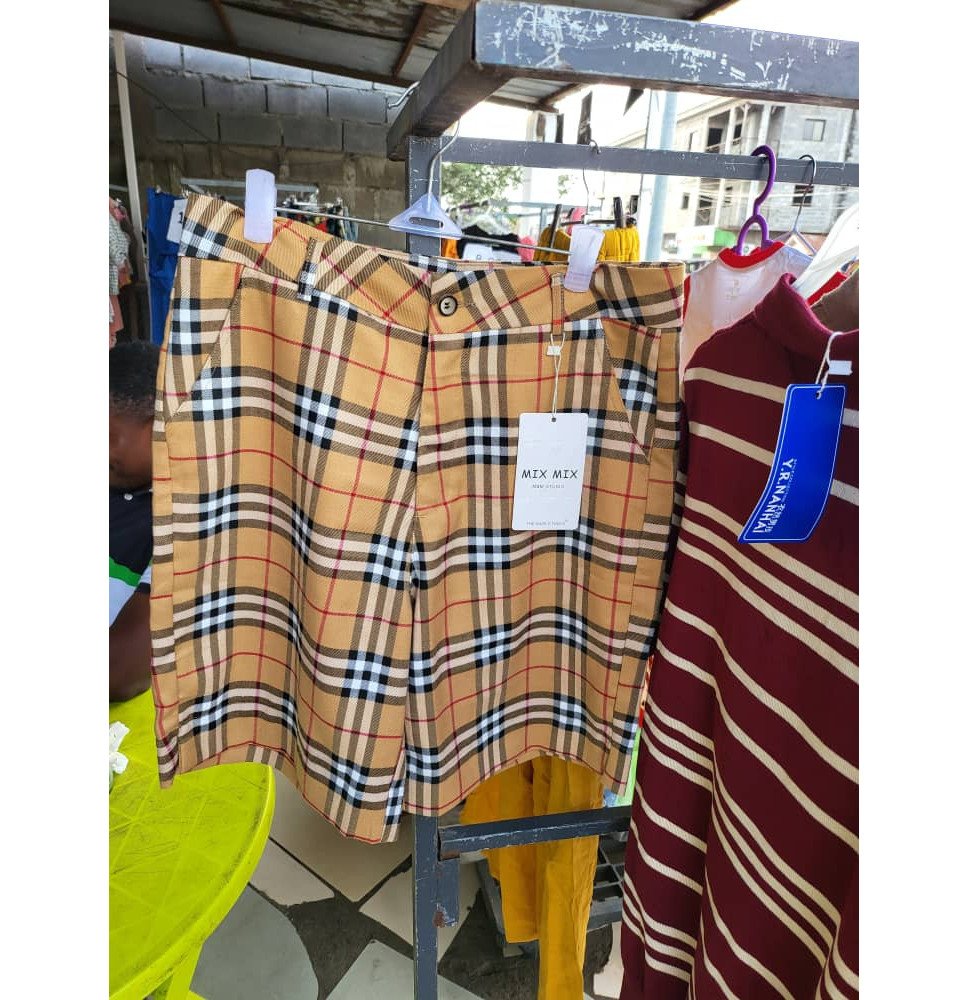 Pantaón corto Mix Mix cuadrados