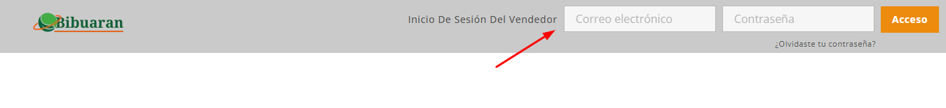 Iniciar sesión como vendedor